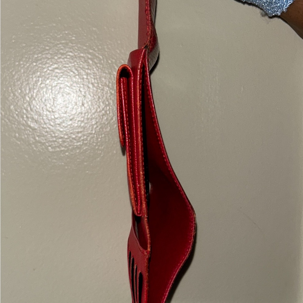 ❤️LOUIS VUITTON RED/CRANBERRY TRIFOLD EPI WALLET❤️ - Picture 7 of 14
